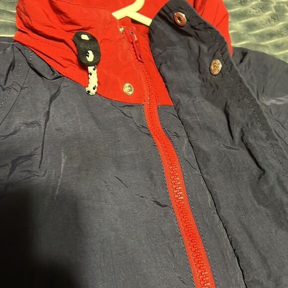 🔥 Vintage TOMMY HILFIGER Hooded Nylon Windbreaker Jacket - EXCELLENT - Men Sz M - Picture 12 of 16